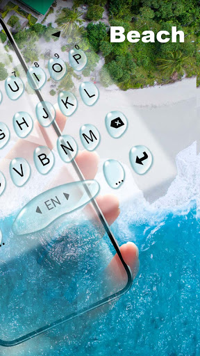 Transparent Beach Theme Screen 2