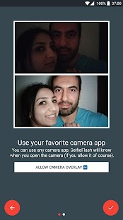 Selfie Flash - bright pictures in any camera app Screenshot