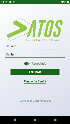 Android application Sou Atos screenshort