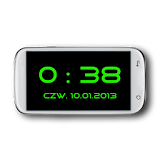 Fullscreen Clock icon