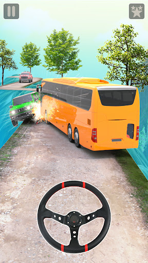 Android application Offroad Bus Driving 3D Offline screenshort