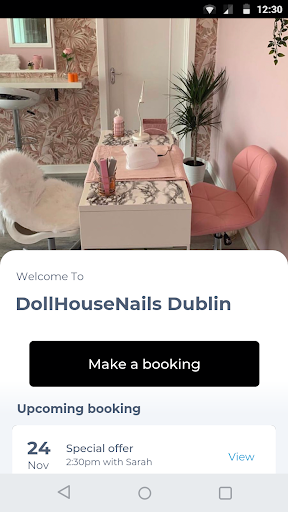 Android application Doll House Nails Dublin screenshort