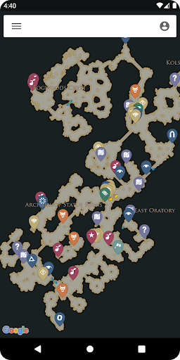 Android application Map Genie: Lost Ark Map screenshort