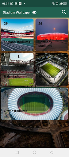 Android application Football Wallpaper : Stadium screenshort