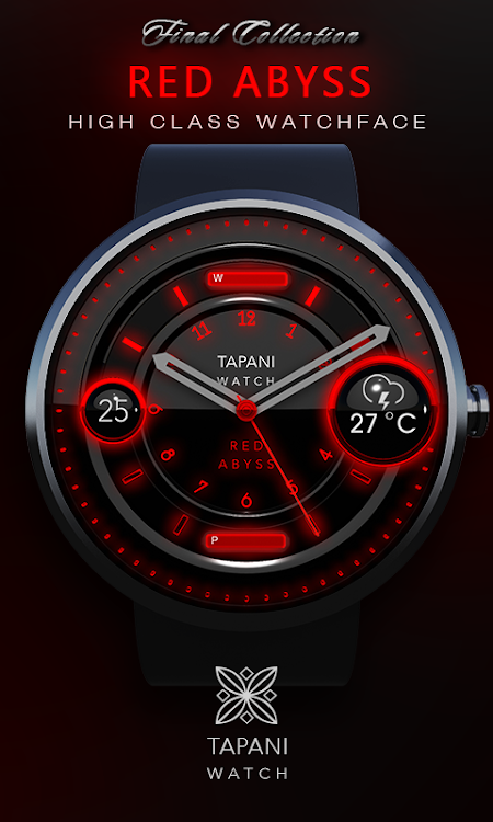 Red Abyss WEATHER watch face - 2.3.0.0 - (Android)