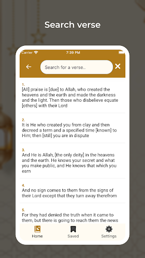 The Message: Quran Screenshot