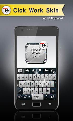Android application ClockWork Skin for TS Keyboard screenshort
