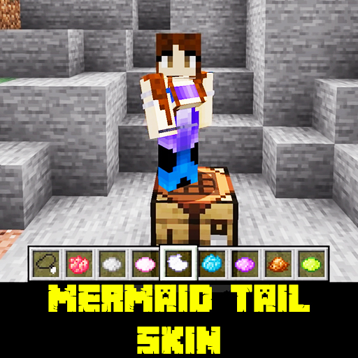 Mermaid Tail Mod for MCPE Skin