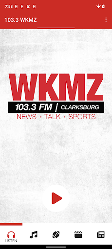 Android application 97.5 WKMZ screenshort