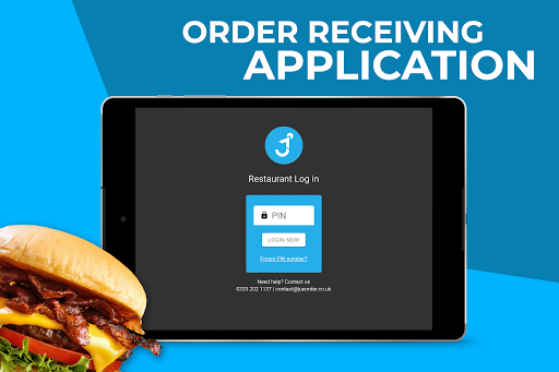 Android application Jusorder for Business screenshort