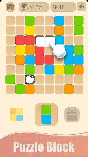 Android application Classic Zen Color Block Puzzle screenshort