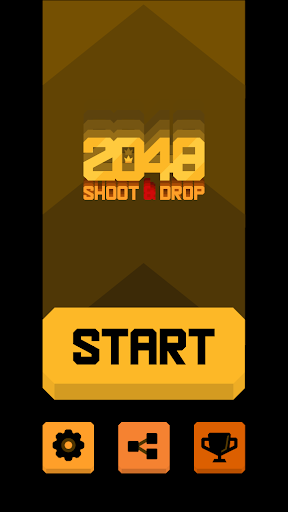 Android application Shoot And Drop 2048 BlockMerge screenshort