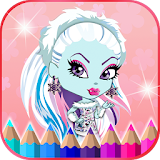 Coloring Book of Monsters Girl icon