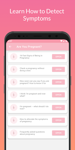 Pregnancy Symptoms - Pregnant Screen 2