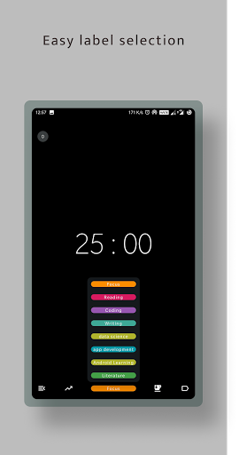 Focustime - Pomodoro timer Screen 2