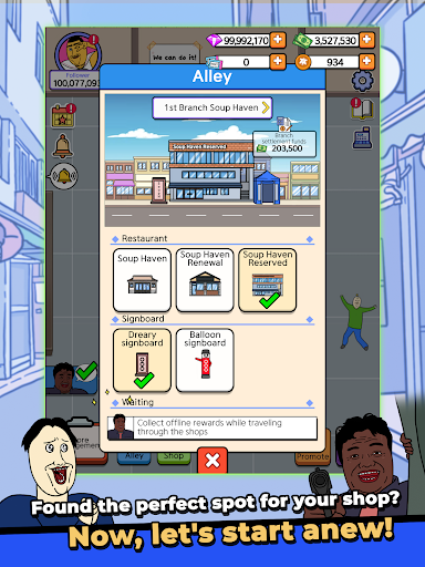 Alley Restaurant Tycoon screenshot