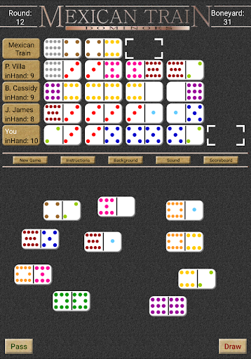 Mexican Train Dominoes