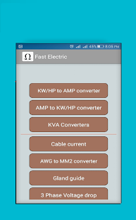 Fast electrical calculations 5.1.9 APK screenshots 8