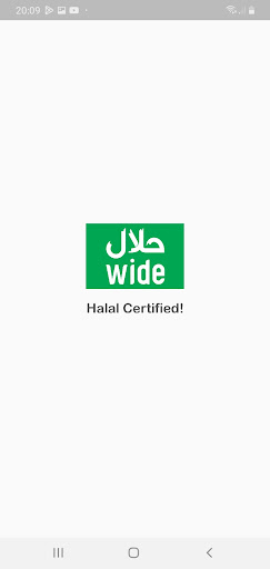 Android application HalalWide screenshort