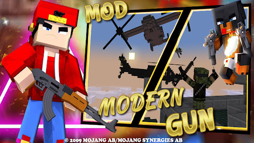 Android application Modern Guns Mod: Weapons MCPE screenshort