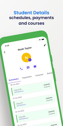 Screenshot of Schedule Flow - Track Students