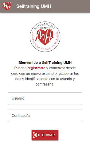 Android application Selftraining Health screenshort
