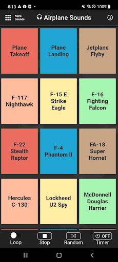 Airplane Sounds Screen 2