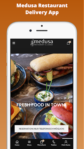 Android application Medusa Restaurant screenshort