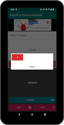 English To Oromo Interpreter Screenshot 4 - AppWisp.com