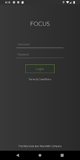 Android application FOCUS by Reynolds and Reynolds screenshort