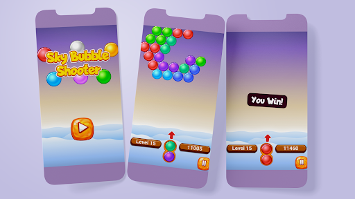 Sky Bubble Shooter Screen 2