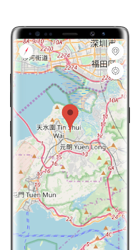 Android application Hong Kong Offline Map screenshort