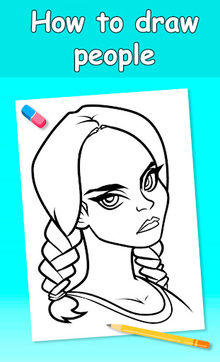 Android application How to draw people screenshort