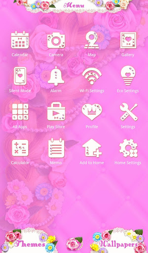 Cute Theme-Flowery Princess- Screen 2