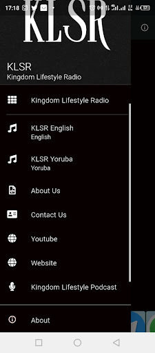 Android application KLSR screenshort