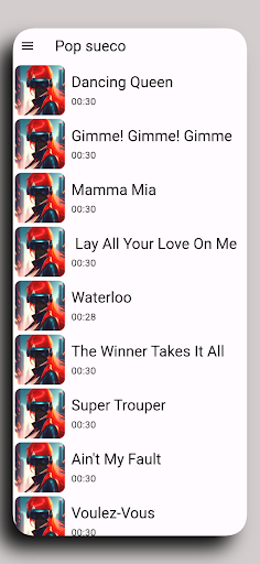 Swedish Pop Ringtones App Screen 3