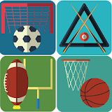 Sport memory game for kids icon