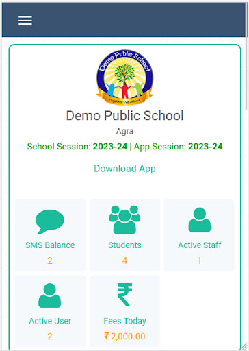Android application SSMS - School ERP Software screenshort