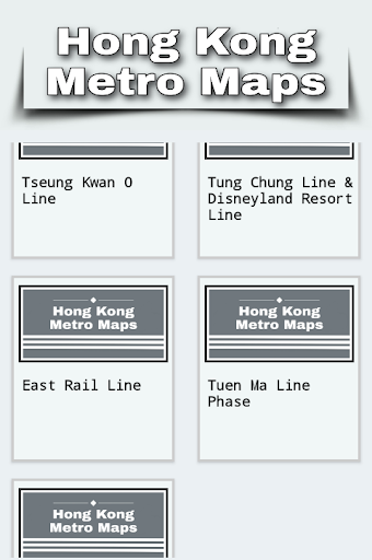 Hong Kong Metro Maps Screen 3