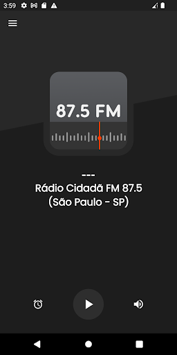 Android application Rádio Cidadã FM 87.5 screenshort