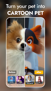 PawAI: APK MOD del filtro per animali domestici AI Cartoon (premium sbloccato) 1