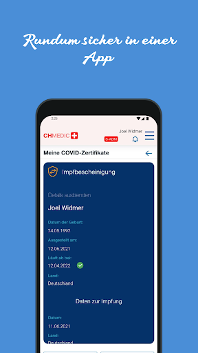 CHMedic Gesundheitsapp Screen 3