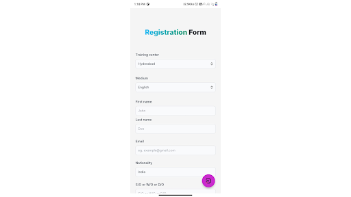 Android application BTM App screenshort