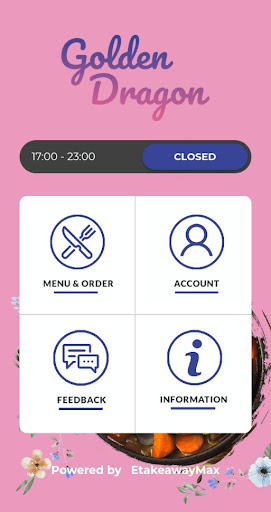 Android application Golden Dragon Chinese Takeaway screenshort