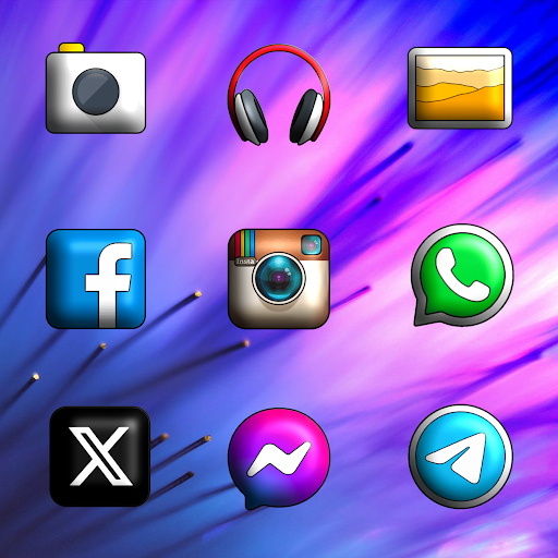 Sense 3D - Icon Pack Screen 3
