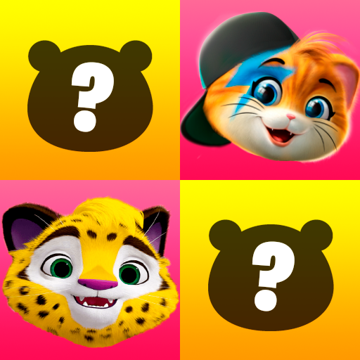Memory game for kids. Matching logo