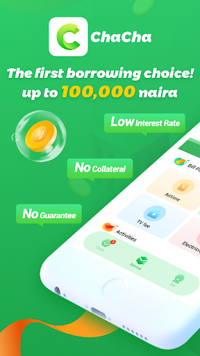 ChaCha: Chat, Loan & Payment screen 0