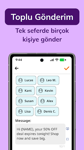 Auto Text - Otomatik Mesaj Android Uygulaması Ekran Görüntüsü 5