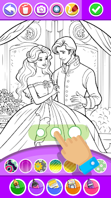 Glitter Wedding Coloring Pagesのおすすめ画像1