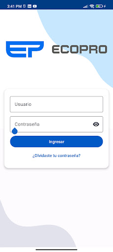 Android application Reglamento Ecopro screenshort